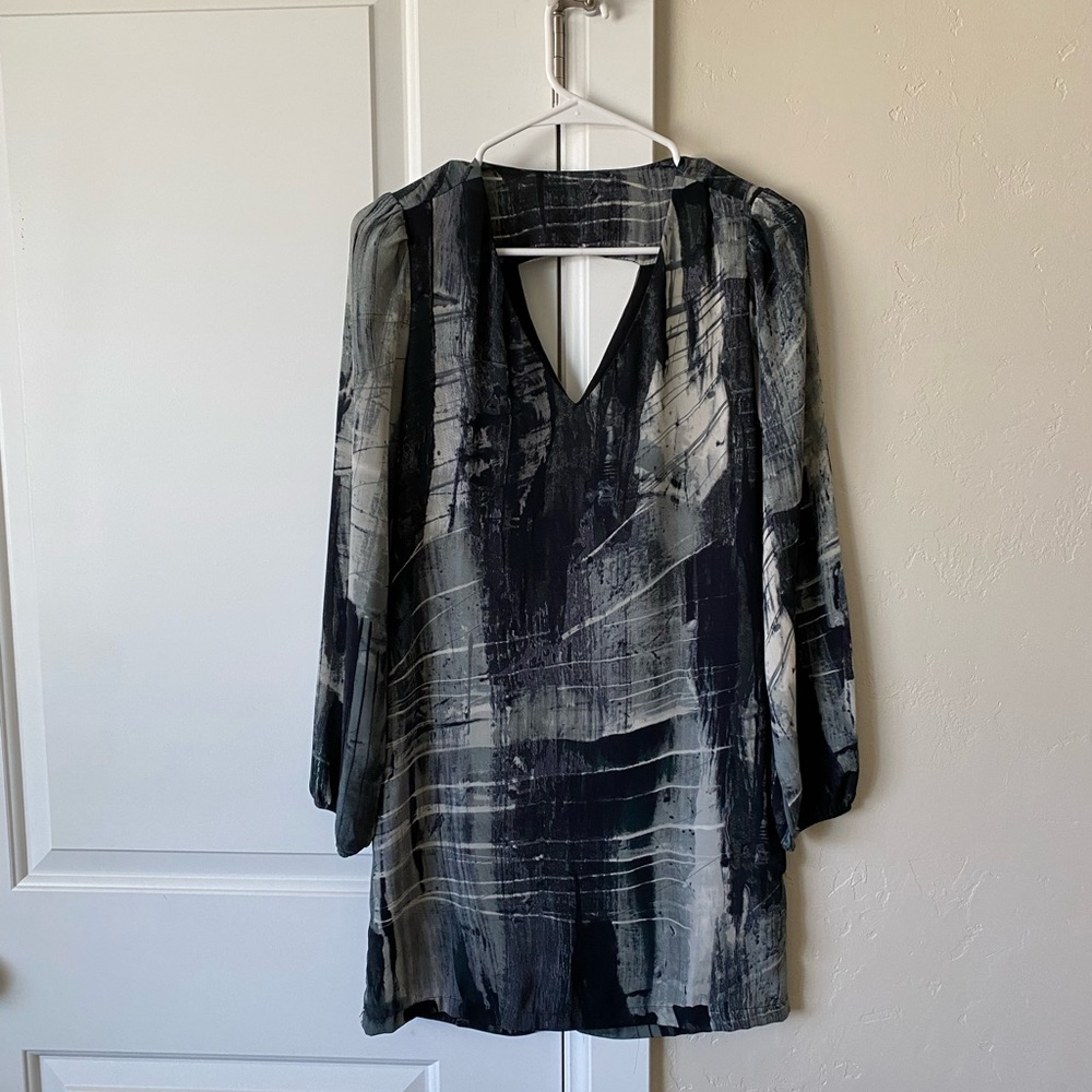 Two toned grey dress